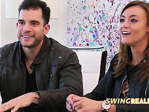 Matt and Alexis play around with other horny couples at the sway house