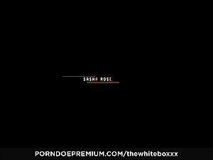 THE white BOXXX Sasha Rose fetish FFM three way